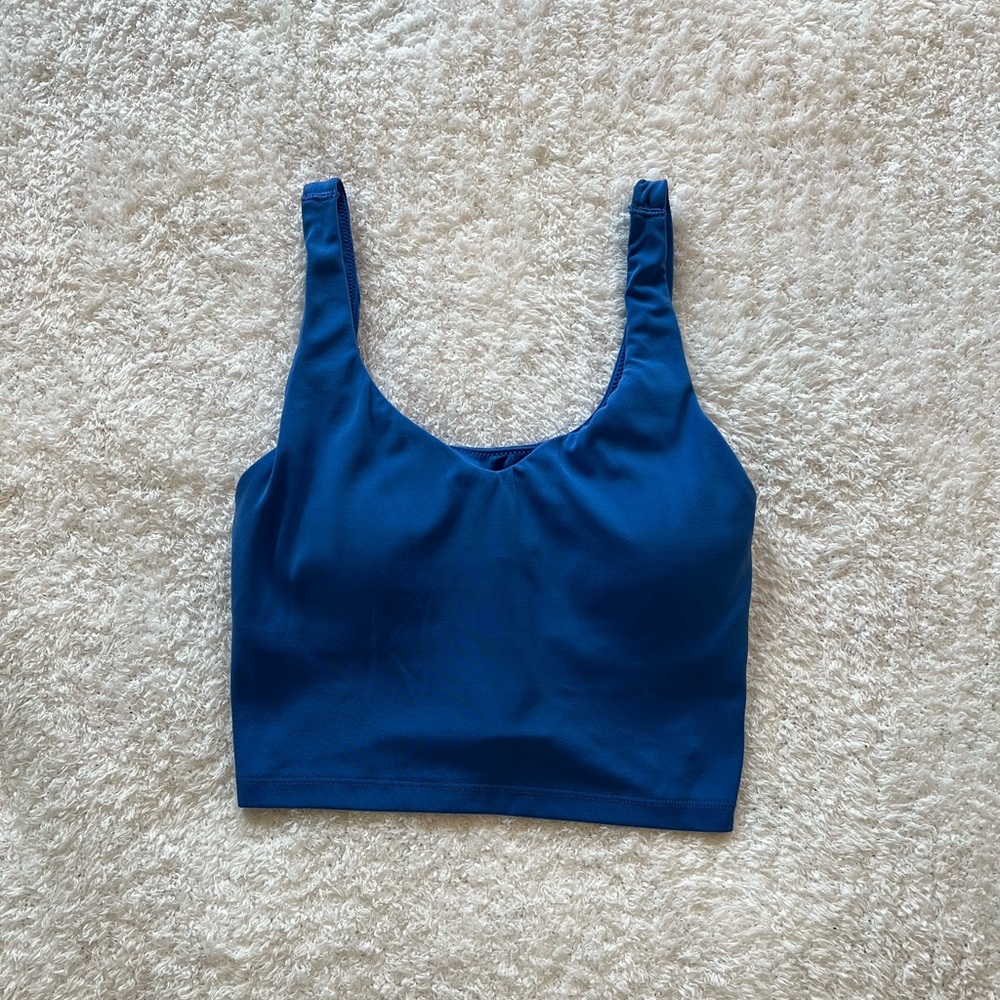 Blue Aerie cropped tank top